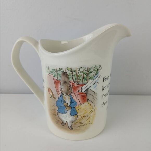 Wedgwood Beatrix Potter Peter Rabbit Garden Themed Creamer - Picture 3 of 7